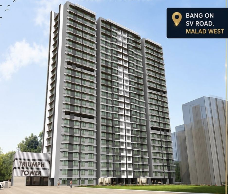 2 BHK 765 Sq.Ft. Apartment in Triumph Tower