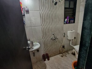 Bathroom in 1 BHK Apartment at Magarpatta City Heliconia, Hadapsar – for Rent