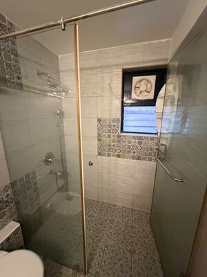 Bathroom in 3 BHK Apartment at The Embassy, Vasanth Nagar – for Rent