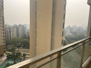 Balcony in 3 BHK Apartment at Ambience Tiverton, Sector 50 – for Rent
