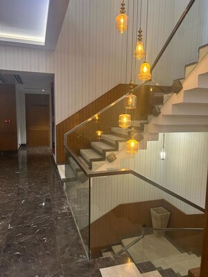 Staircase in 3 BHK Apartment at Ambience Tiverton, Sector 50 – for Rent