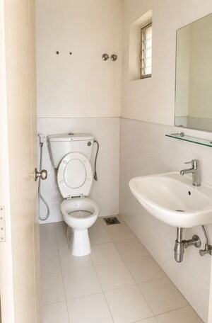 Bathroom in 2 BHK Apartment at DLF Maiden Heights, Jigani – for Sale