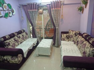 Balcony in 2 BHK Apartment at DB Parkwoods, Kasarvadavali – for Rent