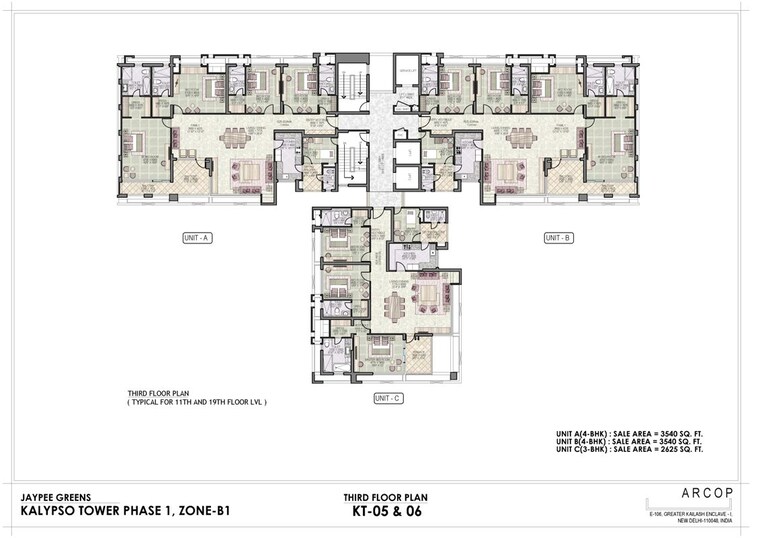 Master Plan, jaypee-greens-kalypso-court 3.5 Bedroom 2600 Sq.Ft. Apartment In Sector 128 Noida 10517561