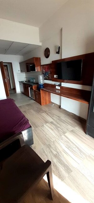 Kitchen in 1 RK Apartment at Paramount Golfforeste, Zeta I Greater Noida – for Rent