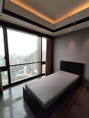 Bedroom in 3 BHK Apartment at Lodha Trump Tower, Worli – for Rent