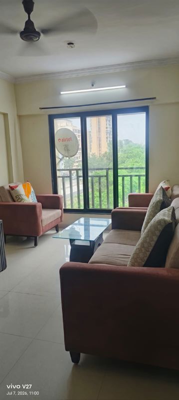 2 BHK + Extra Room 600 Sq.Ft. Apartment in New Brahmand Phase 7 CHS
