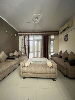 Living Room in 2 BHK Builder Floor at Palam Vihar Residents Association, Palam Vihar – for Rent