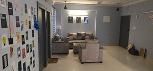 Living Room in 3 BHK Apartment at Samiah Melrose Avenue, Vrindavan Yojna – for Rent