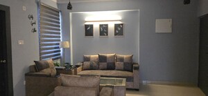 Living Room in 3 BHK Apartment at Samiah Melrose Avenue, Vrindavan Yojna – for Rent