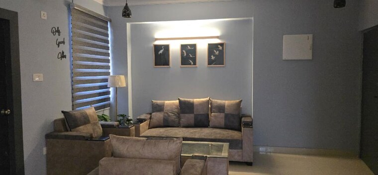 Living Room, samiah-melrose-avenue 3 Bedroom 1500 Sq.Ft. Apartment In Vrindavan Yojna Lucknow 10517756