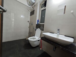 Bathroom in 2 BHK Apartment at Marathon Nexzone, New Panvel – for Rent