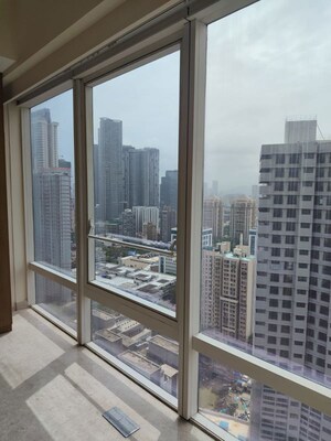 Balcony in 3 BHK Apartment at Indiabulls Blu, Worli – for Rent