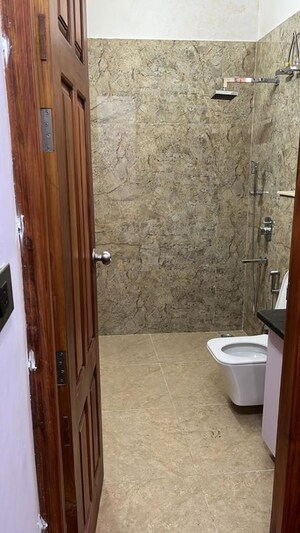 Bathroom in 3 BHK Builder Floor at Aman Vihar – for Rent