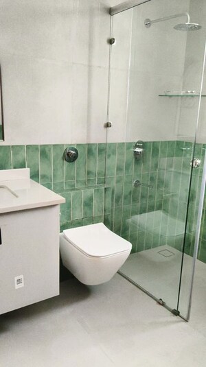 Bathroom in 2 BHK Builder Floor at Aman Vihar – for Rent