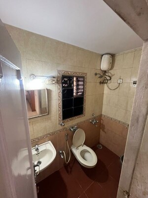 Bathroom in 2 BHK Apartment at Lokhandwala Infrastructure Spring Leaf, Kandivali East – for Rent