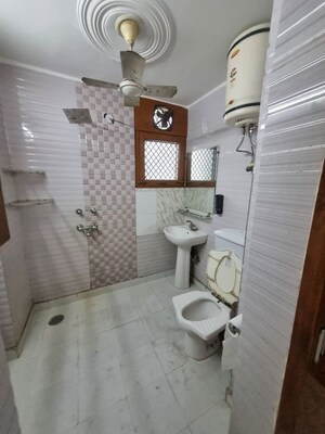 Bathroom in 3 BHK Apartment at Dwarka – for Rent