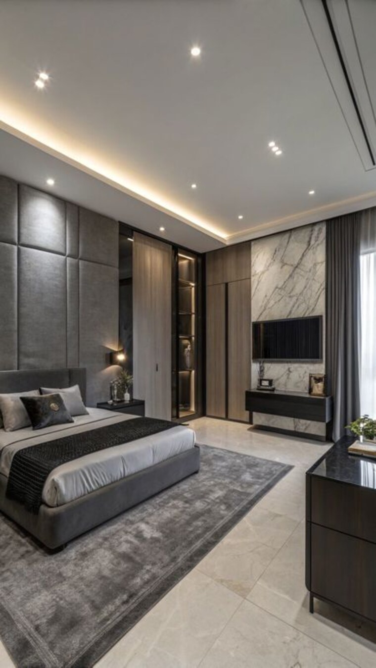 Bedroom, ansal-sushant-floors 3 Bedroom 400 Sq.Yd. Builder Floor In Sushant Lok ii Gurgaon 10517985