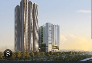  Office Space – Exterior View View at SAS Diamond Towers, Financial District - for Sale