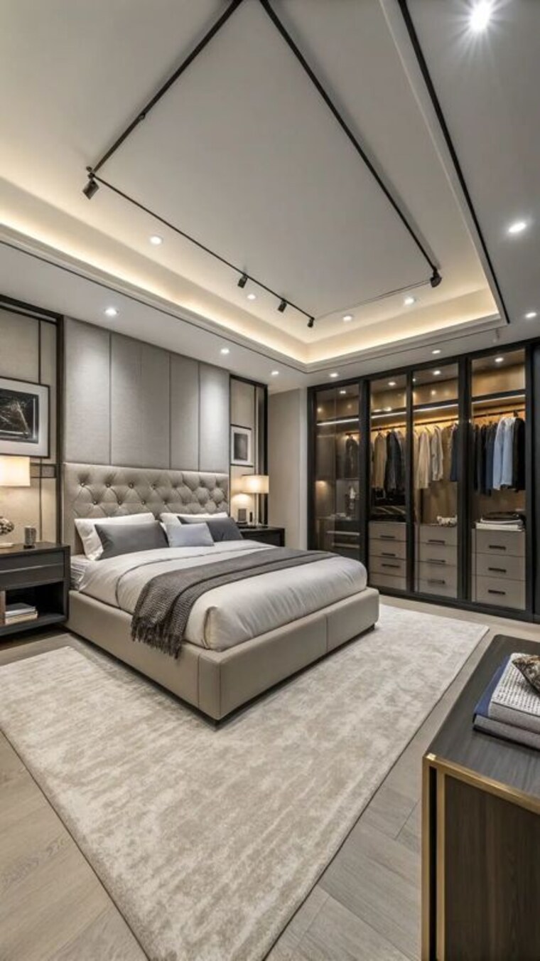 Bedroom, ansal-sushant-floors 3 Bedroom 300 Sq.Yd. Builder Floor In Sushant Lok ii Gurgaon 10517994