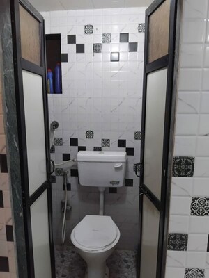 Bathroom in 1 RK Apartment at Gokuldham Complex, Goregaon East – for Rent