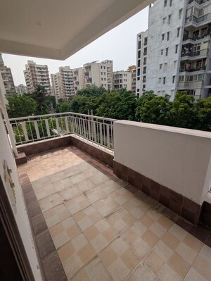 Balcony in 3 BHK Apartment at Atlantis CGHS, Sector 47 – for Rent
