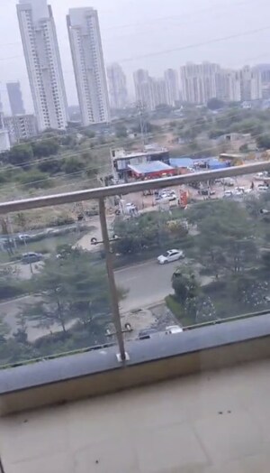 Balcony in 1 BHK Apartment at Baani City Center, Sector 63 – for Rent