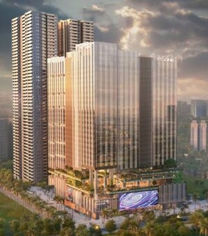  Office Space – Exterior View View at SAS Diamond Towers, Financial District - for Sale