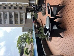Balcony in 2 BHK Apartment at Chandak 34 Park Estate D Wing, Goregaon West – for Rent