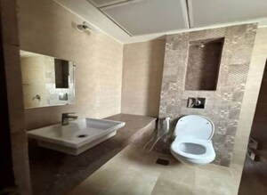 Bathroom in 3 BHK Apartment at Shalimar One World, Gomti Nagar – for Rent