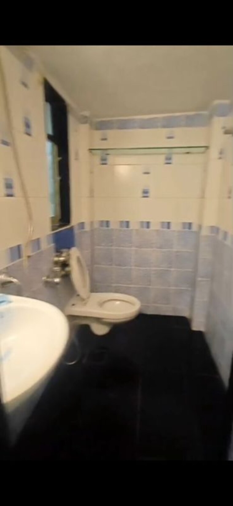 Bathroom, blue-elegance 3 Bedroom 1200 Sq.Ft. Apartment In Malad West Mumbai 10518099
