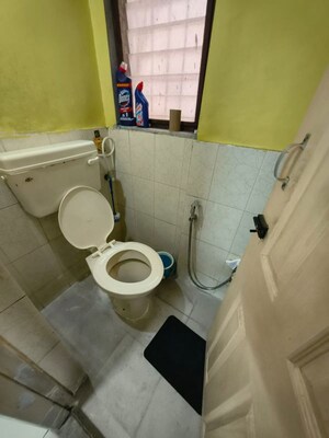 Bathroom in 3 BHK Apartment at Adhiraj Gardens, Kharghar – for Rent