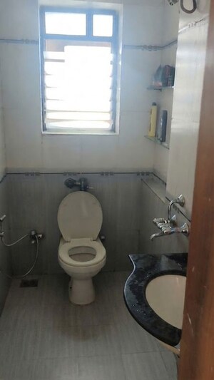 Bathroom in 2 BHK Apartment at Luv Kush Tower, Chembur – for Rent