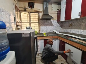 Kitchen in 2 BHK Builder Floor at RWA Apartments Sector 52, Sector 52 – for Rent