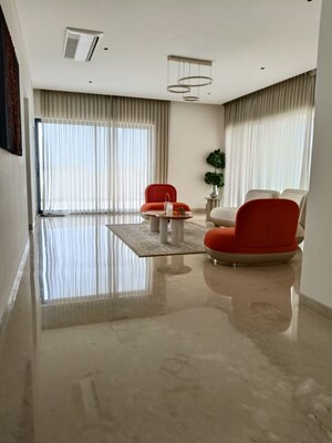 Living Room in 5 BHK Villa at Vaishnaoi Southwoods, Shamshabad – for Sale