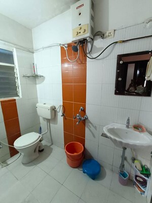 Bathroom in 1 BHK Apartment at Aishwaryam Ventures, Pimpri Chinchwad Pcmc – for Rent