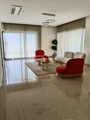 Living Room in 5 BHK Villa at Vaishnaoi Southwoods, Shamshabad – for Sale