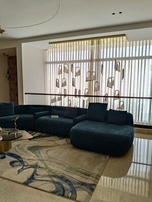 Living Room in 5 BHK Villa at Vaishnaoi Southwoods, Shamshabad – for Sale