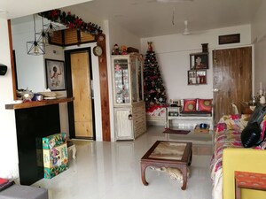 Living Room in 3 BHK Apartment at Panorama Tower, Andheri West – for Rent