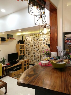 Living Room in 3 BHK Apartment at Panorama Tower, Andheri West – for Rent