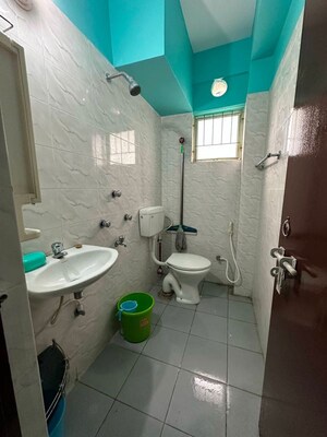 Bathroom in 1 BHK Apartment at Bengal Dcl Sampoorna, Rajarhat – for Rent