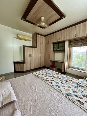 Bedroom in 3 BHK Apartment at Pentagon Queens Tower Phase II, Aundh – for Rent