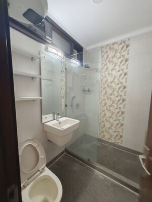 Bathroom in 3 BHK Builder Floor at Chittaranjan Park – for Sale