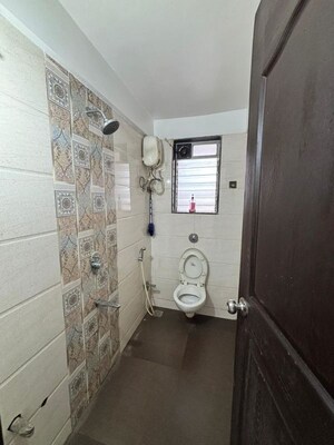 Bathroom in 2 BHK Apartment at Steel City Elite, Ulwe – for Rent