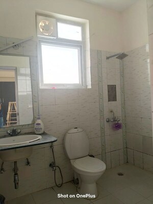 Bathroom in 3.5 BHK Builder Floor at Orchid Island, Sector 51 – for Rent