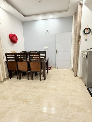 Dining area in 3 BHK Builder Floor at Dhakoli – for Sale