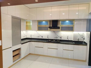 Kitchen in 3 BHK Apartment at Sekhar Hyde Park, Whitefield – for Rent