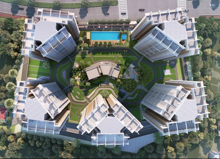 Exterior View, kalpataru-sunrise-grande 3 Bedroom 1100 Sq.Ft. Apartment In Kolshet Road Thane 10518634