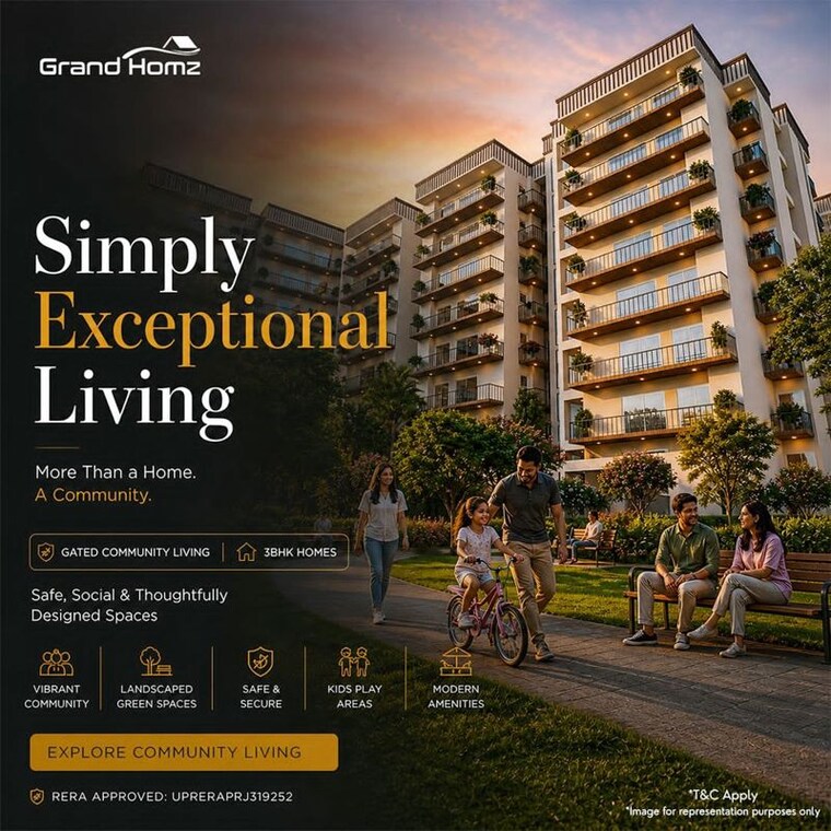 Exterior View, jai-ambey-jagdish-puram 3 Bedroom 1345 Sq.Ft. Apartment In Raj Nagar Extension Ghaziabad 10518641