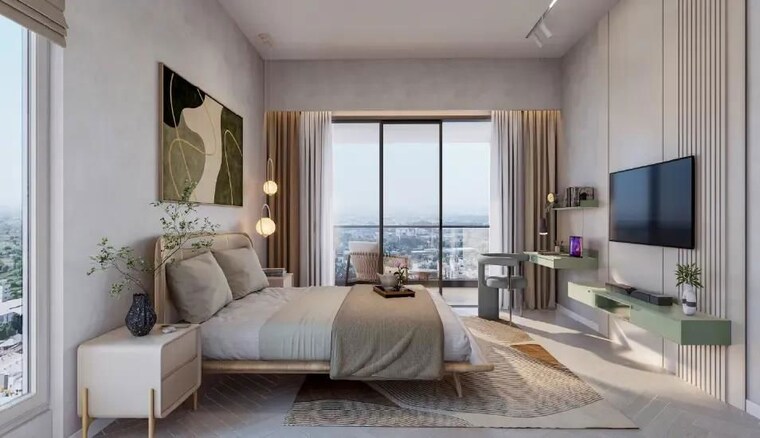 Master Bedroom, puravankara-purva-silver-sky 3 Bedroom 1864 Sq.Ft. Apartment In Electronic City Phase ii Bangalore 10518639